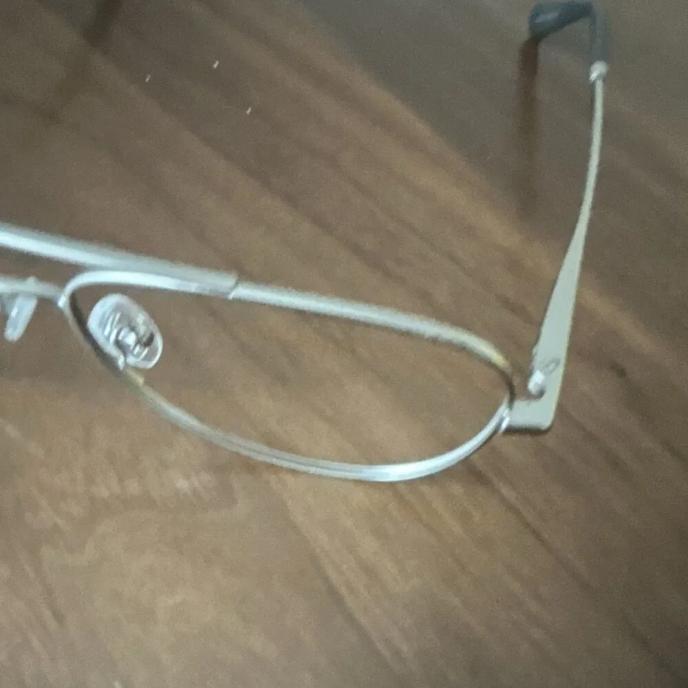 Look Optic Cooper Aviator Full Rim Metal Eyeglasses Frames Silver 56-16-140